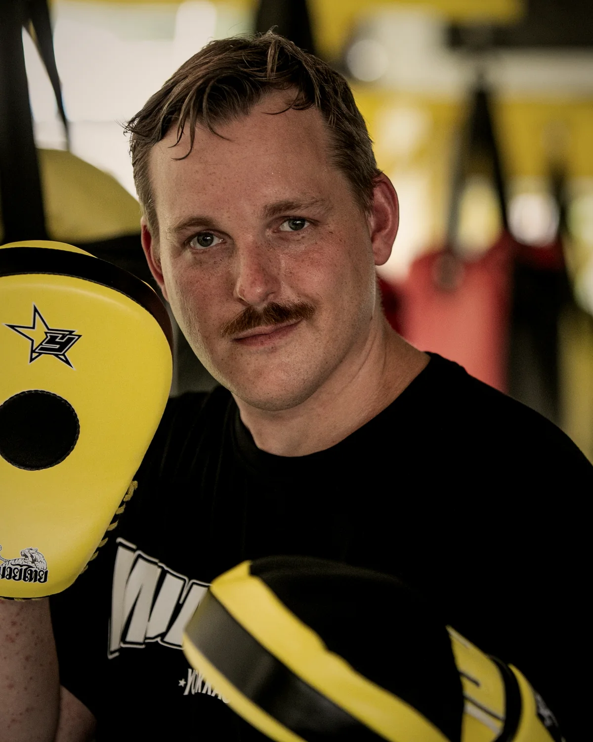 Kru Fabian Kobura mit Pratzen