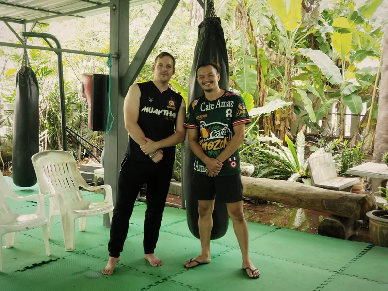 Kru Fabian mit Kru Bpun